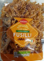 Mängden socker i Wholewheat Fusille