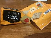 Mängden socker i Cream Crackers