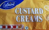 Mängden socker i Custard creams