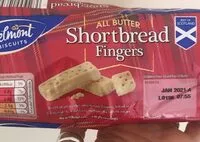 Mängden socker i Shortbread fingers