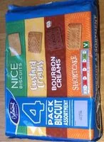 Mängden socker i 4 Pack Biscuit Assortment