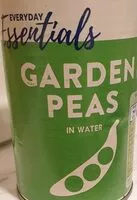 Mängden socker i Garden Peas
