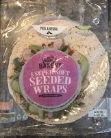 Mängden socker i Super soft seeded wraps