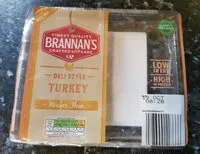 Mängden socker i Deli Style Turkey wafer thin