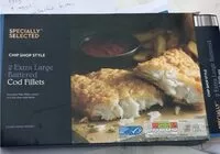 Mängden socker i Batteted cod fillets