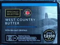 Mängden socker i West country Butter