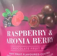 Mängden socker i Raspberry & Aronia berry chocolate fruit bites