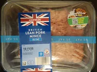 Mängden socker i British Lean Pork Mince