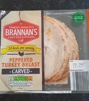 Mängden socker i Peppered turkey breast