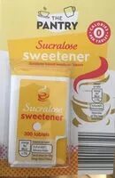 Mängden socker i Sucralose sweetener