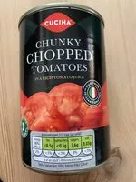 Mängden socker i Chunky Chopped Tomatoes