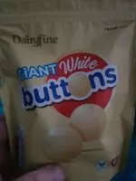Mängden socker i Giant buttons white chocolate