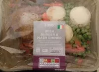 Mängden socker i Irish Burger and Mash Dinner