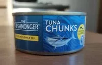 Mängden socker i Tuna Chunks in sunflower oil