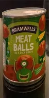 Mängden socker i Meat balls in gravy