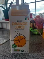 Mängden socker i everyday essentials pure orange juice