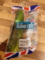 Mängden socker i British Courgettes