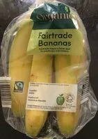 Mängden socker i Organic Fairtrade Bananas