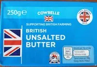 Mängden socker i Unsalted butter