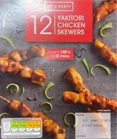Mängden socker i Yakitori chicken skewers
