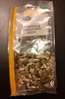 Mängden socker i Pumpkin and Sunflower Seeds