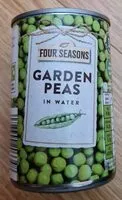 Mängden socker i Garden Peas