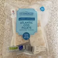 Mängden socker i Atlantic Cod Fillets