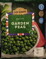 Mängden socker i Garden peas