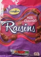 Mängden socker i Milk Chocolate Raisins