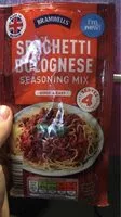 Mängden socker i Spaghetti bolognese seasoning mix