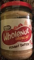 Mängden socker i Wholenut crunchy peanut butter