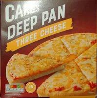 Mängden socker i deep pan three cheese