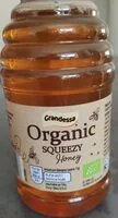 Mängden socker i Organic squeeze honey