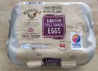 Mängden socker i 6 British Free Range Eggs Very Large