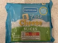 Mängden socker i Light cheese slices