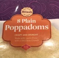 Mängden socker i Poppadoms
