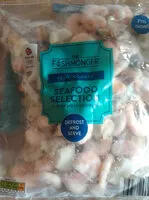 Mängden socker i ready cooked sea food selection