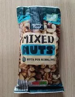 Mängden socker i Mixed nuts