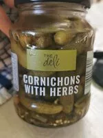 Mängden socker i Cornichons With herbs