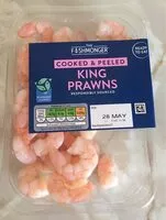 Mängden socker i King prawns