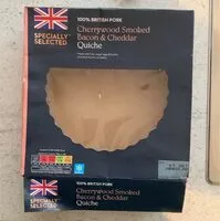 Mängden socker i Cherrywood smoked bacon and cheddar quiche