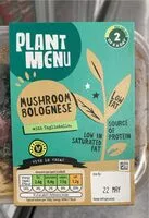 Mängden socker i Mushroom bolognese with tagliatelle