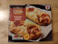 Mängden socker i Bacon & cheese wraps