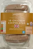 Mängden socker i 10 Chicken Chipolatas