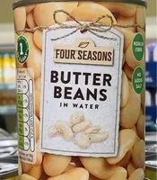 Mängden socker i Butter beans