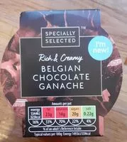 Mängden socker i Belgian chocolate ganache