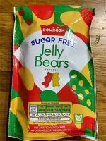Mängden socker i Sugar free jelly bears