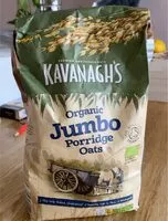 Mängden socker i Organic jumbo porrige oats