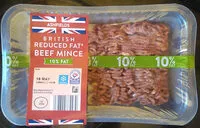 Mängden socker i Ahsfields british reduced fat beef mince