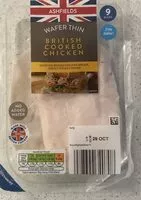 Mängden socker i Wafer thin British cooked chicken